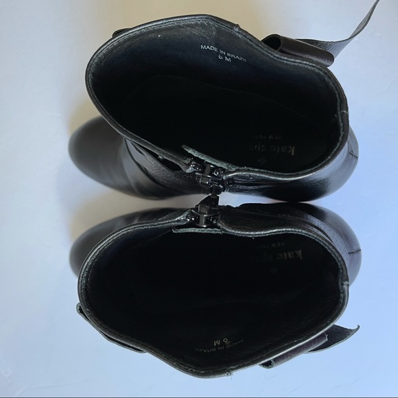 kate Spade New York Tracee Leather Bow Bootie - Picture 9 of 11